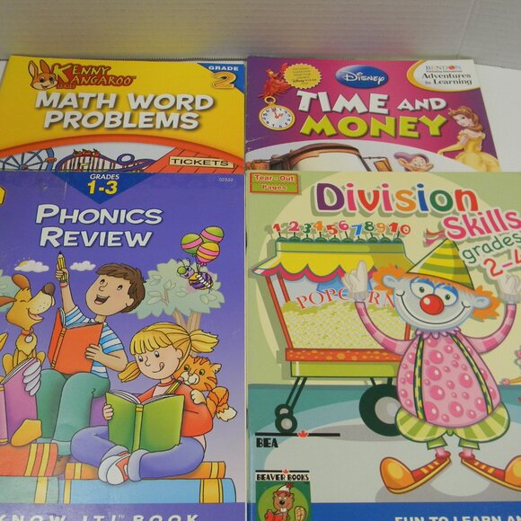 Lot of 14 Elementary School Workbooks Homeschool Reading Phonics Math Spelling - Picture 4 of 6